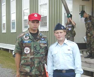 Ariano with cadet